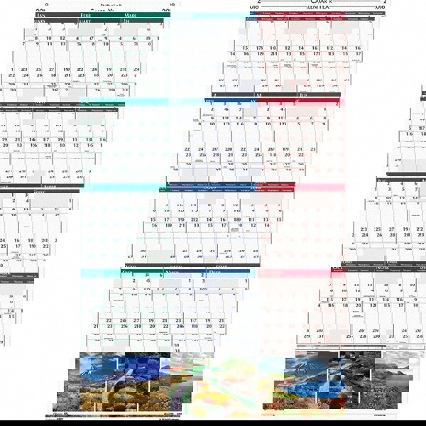 CALENDAR,WALLYRL 24X37,BE